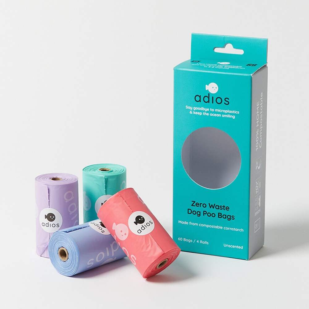 Adios Zero Waste Dog Poo Bags - Floof Gang