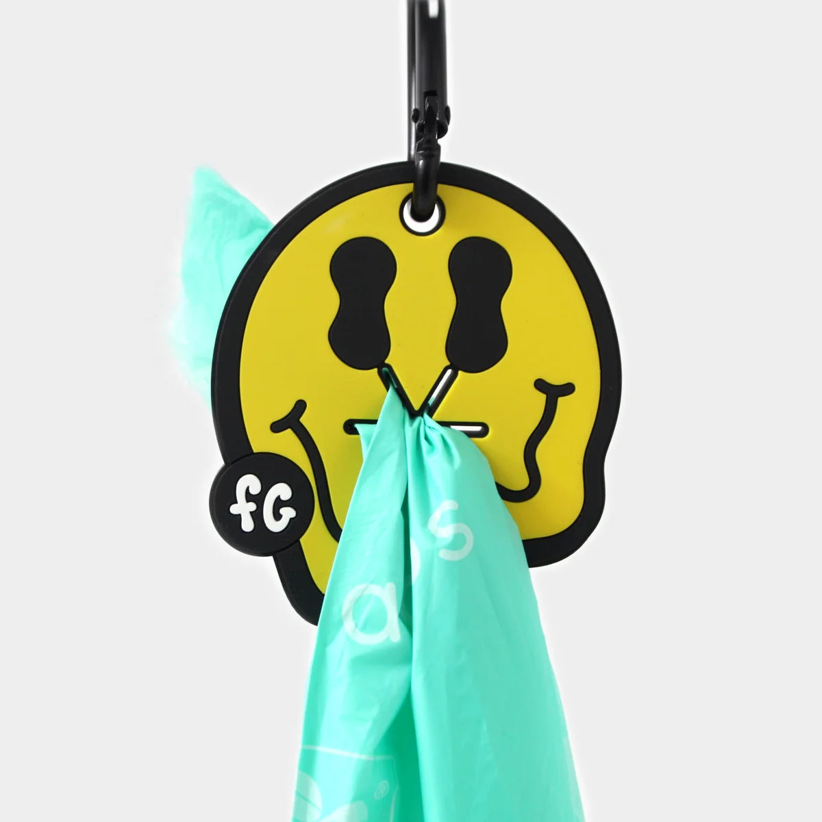 Dog Poop Tag Carrier - 'Trippy Face' - Floof Gang