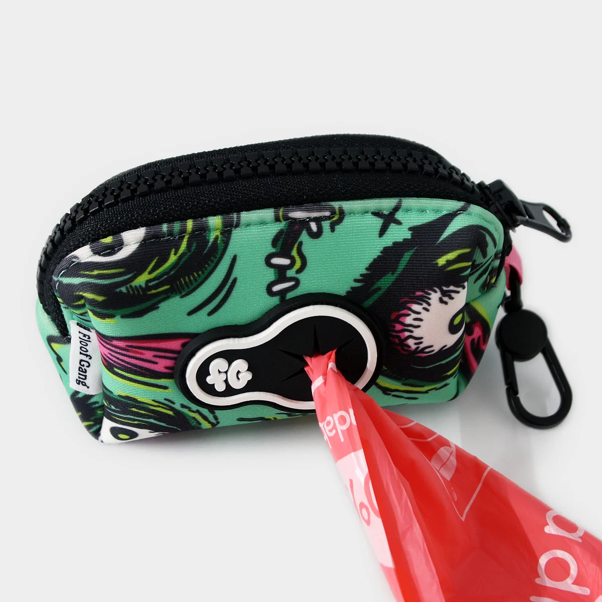Dog Poop Bag Holder - 'Zombie' - Floof Gang