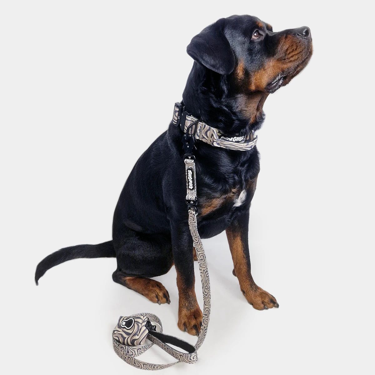 Tactical Dog Lead - 'Desert Camo' - Large - Floof Gang