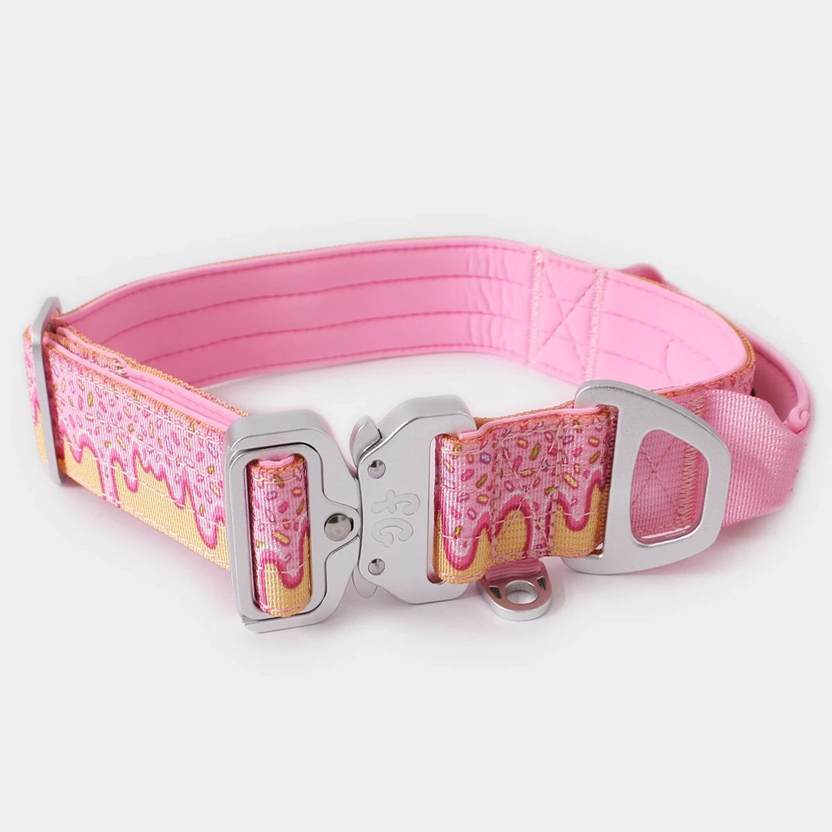 Tactical Dog Collar - 'Glazed' - 4cm - Floof Gang