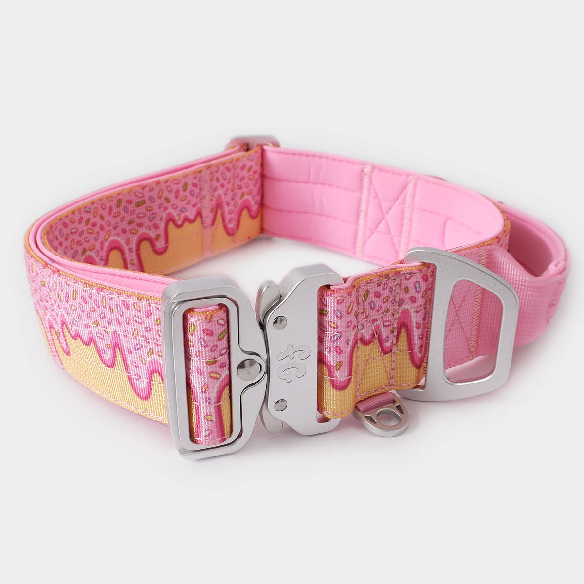 Tactical Dog Collar - 'Glazed' - 5cm - Floof Gang