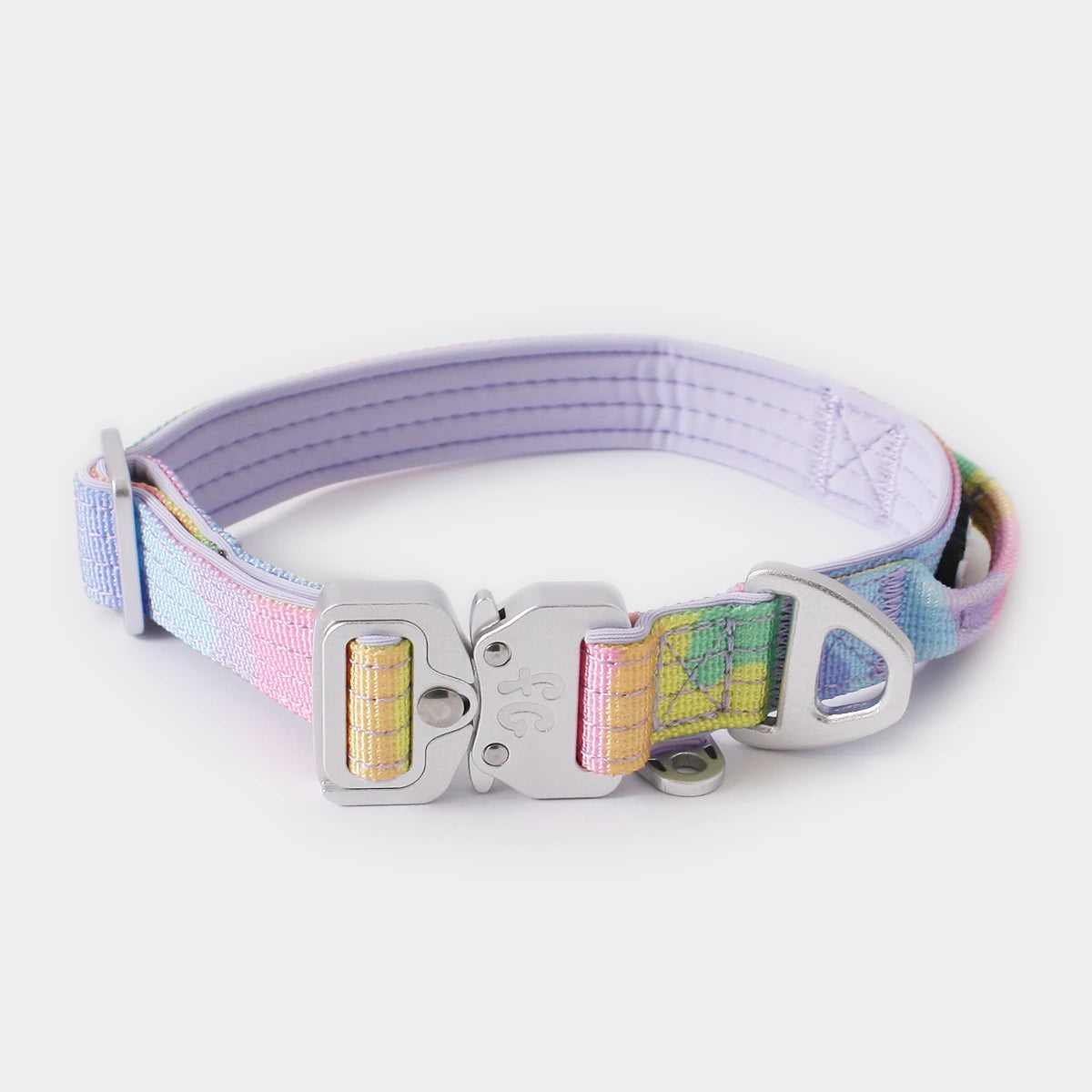 Tactical Dog Collar - 'Sherbet' - 2cm - Floof Gang