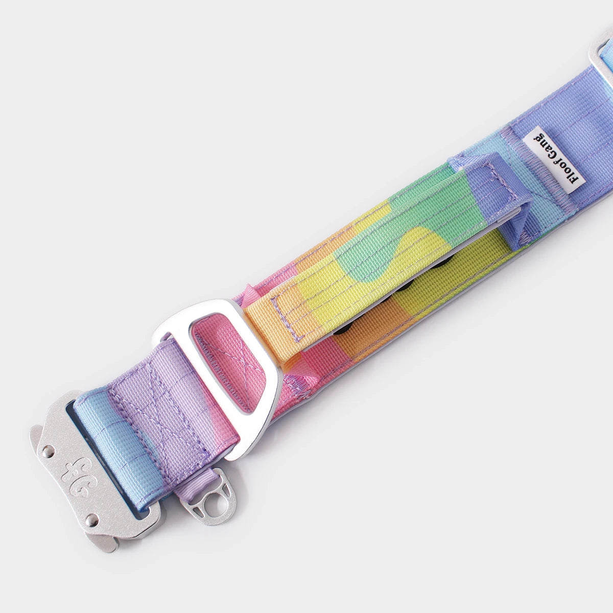 Tactical Dog Collar - 'Sherbet' - 5cm - Floof Gang