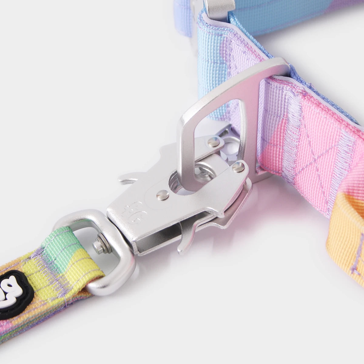 Tactical Dog Collar - 'Sherbet' - 5cm - Floof Gang