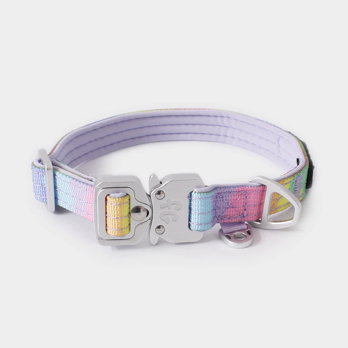 Tactical Dog Collar - 'Sherbet' - 1.5cm - Floof Gang