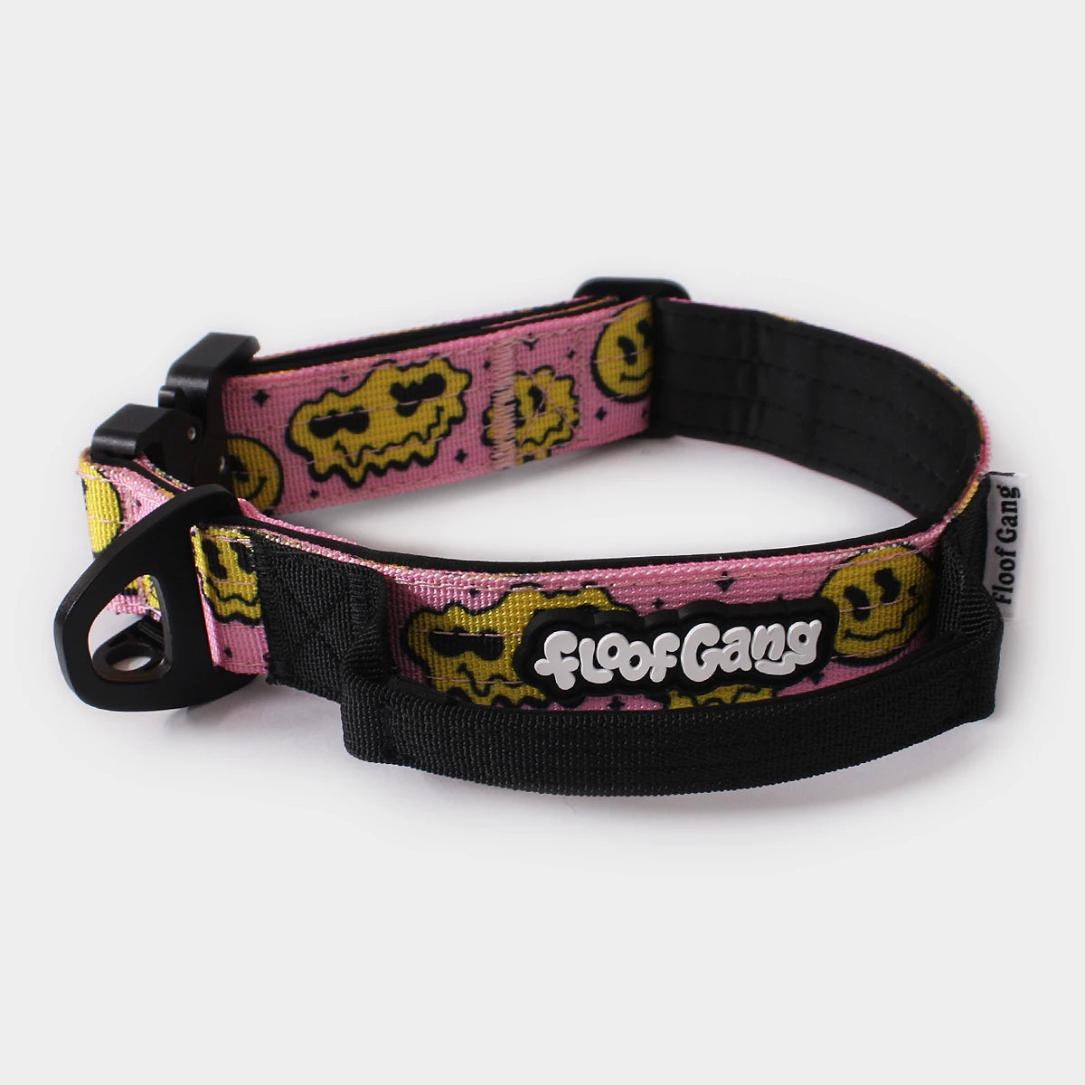Tactical Dog Collar - 'Trippy Face' - 3cm - Floof Gang