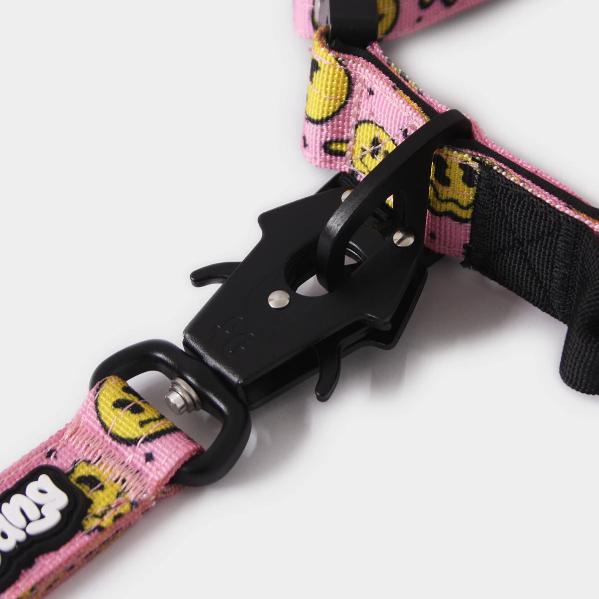 Tactical Dog Collar - 'Trippy Face' - 3cm - Floof Gang
