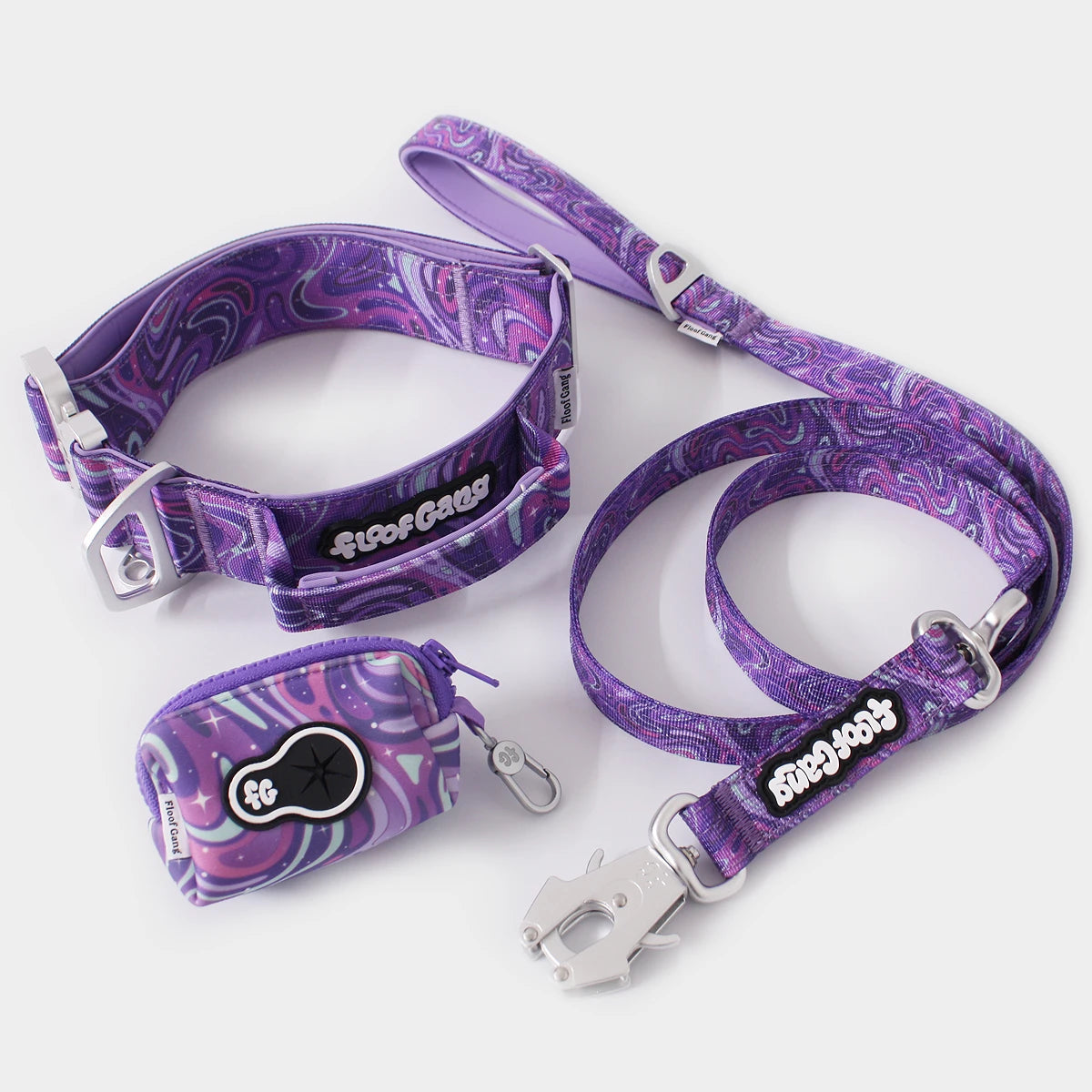 Tactical Dog Collar - 'Galaxy' - 5cm - Floof Gang