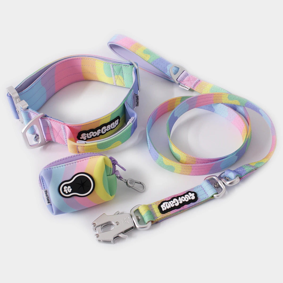 Tactical Dog Collar - 'Sherbet' - 5cm - Floof Gang