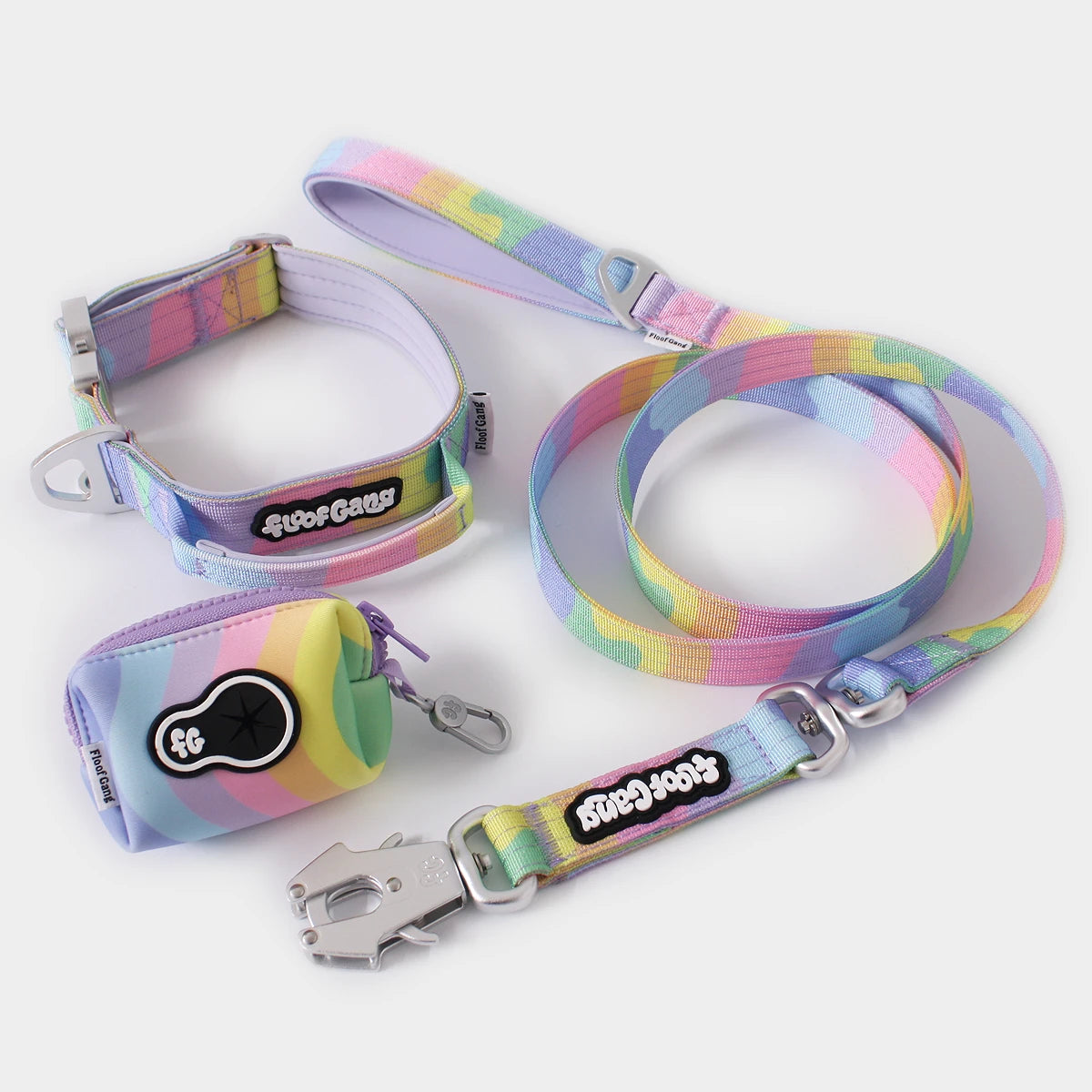 Tactical Dog Collar - 'Sherbet' - 3cm - Floof Gang