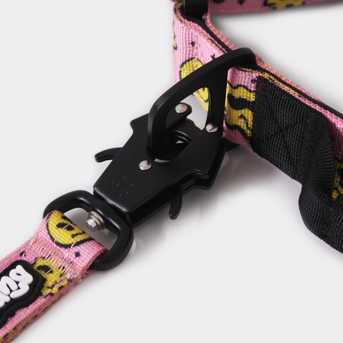 Tactical Dog Collar - 'Trippy Face' - 4cm - Floof Gang