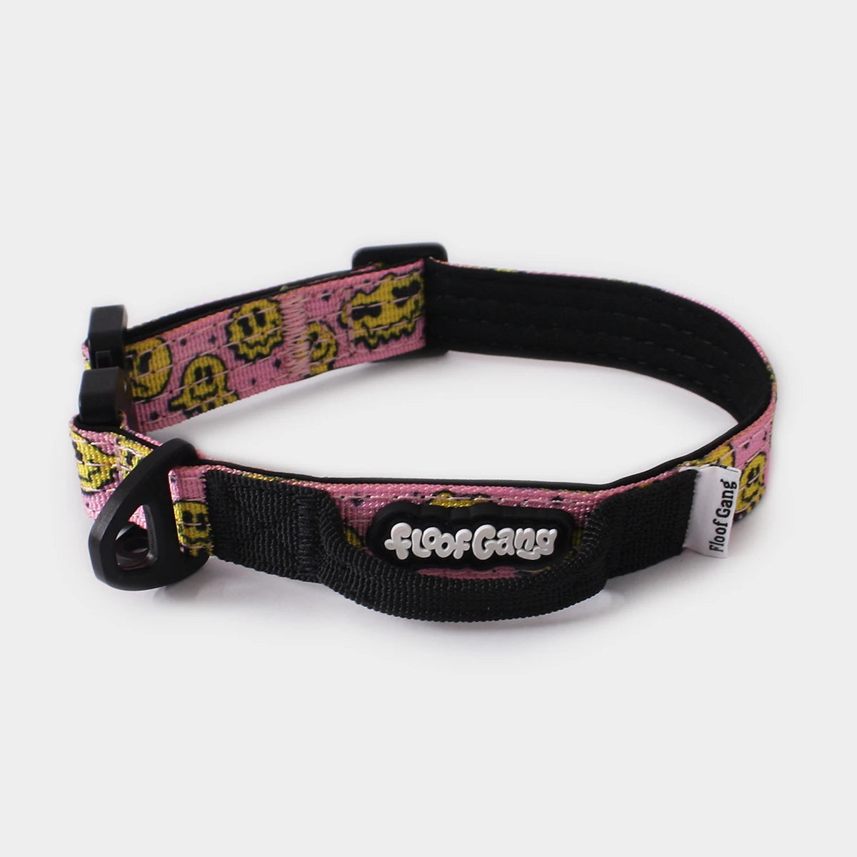 Tactical Dog Collar - 'Trippy Face' - 2cm - Floof Gang